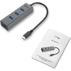 i-tec USB-C HUB 4 port USB 3.0 Metall 