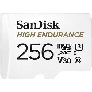 256GB SanDisk High Endurance MicroSDXC 100MB/s +Adapter