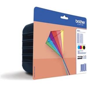 Brother LC223 - 4-pack - black, yellow, cyan, magenta - original - ink cartridge