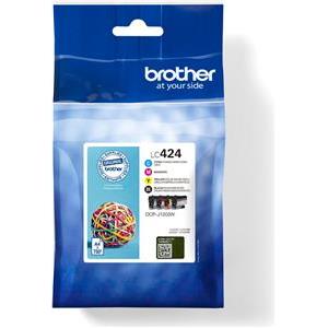 Brother LC424BK - black - original - ink cartridge