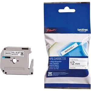 Brother non-laminated tape MK231S - Black on white