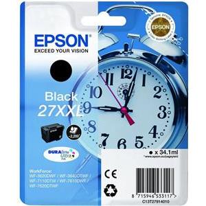 Epson 27XXL - XL - black - original - ink cartridge