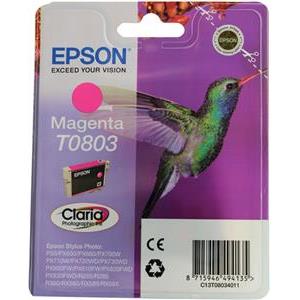 Epson T0803 - magenta - original - ink cartridge