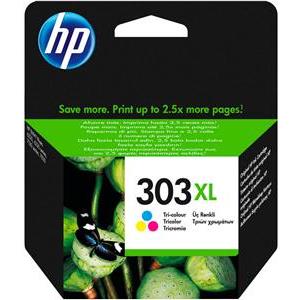 HP 303XL - High Yield - color (cyan, magenta, yellow) - original - ink cartridge