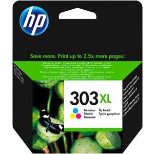 HP 303XL - High Yield - color (cyan, magenta, yellow) - original - ink cartridge