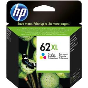 HP 62XL - High Yield - dye-based tricolor - original - ink cartridge