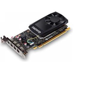 PNY NVIDIA Quadro P1000 4GB GDDR5 PCIe 3.0 x16, 4× mini DisplayPort + LP bracket 