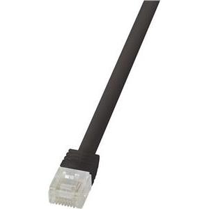 LogiLink SlimLine - patch cable - 5 m - black