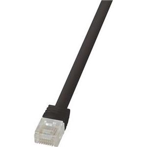 LogiLink SlimLine - patch cable - 3 m - black