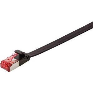 LogiLink SlimLine - patch cable - 2 m - black