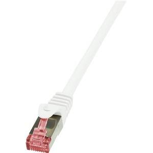 LogiLink PrimeLine - patch cable - 50 cm - white