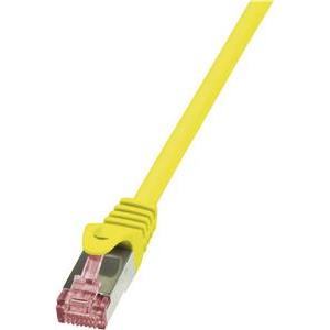 LogiLink PrimeLine - patch cable - 25 cm - yellow