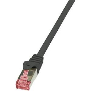 LogiLink PrimeLine - patch cable - 25 cm - black
