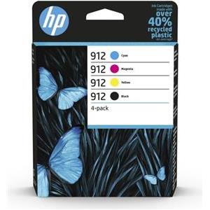 HP 912 Combo Pack - 4-pack - black, yellow, cyan, magenta - original - ink cartridge