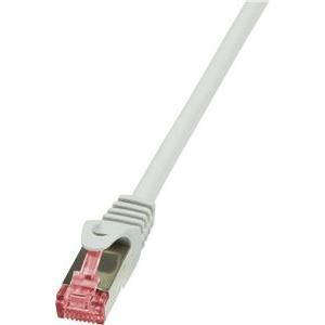 LogiLink PrimeLine - patch cable - 0.25 m - white