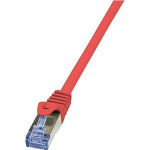 LogiLink PrimeLine - patch cable - 0.25 m - red