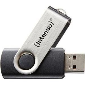 STICK 64GB USB 2.0 Intenso Basic Line Black/Silver