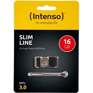 STICK 16GB 3.0 Intenso Slim Line Black