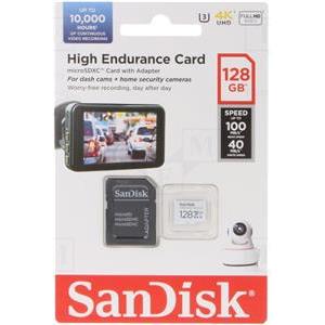 SanDisk High Endurance microSDHC 128GB + SD Adapter