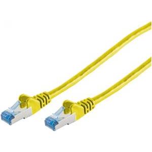 Patchkabel CAT6a RJ45 S/FTP 0,5m Yellow