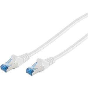 Patchkabel CAT6a RJ45 S/FTP 0,25m White