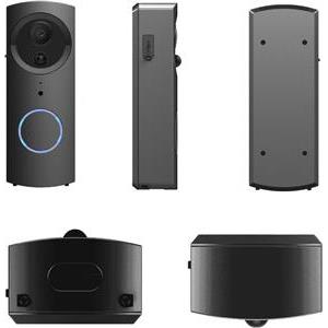 WOOX WiFi Smart zvono za vrata sa kamerom, 1920×1080P, dvosmjerni audio, IR, microSD, Nightvision, WooxHome app, Amazon Echo Show & Google Nest Hubt (R9061)