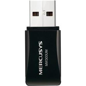 Mercusys bežični USB mini adapter 300Mbps (2.4GHz), 802.11n/g/b, WPS tipka