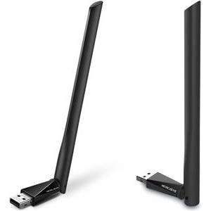 Mercusys AC650 bežični High-Gain Dual-Band USB adapter, 200Mbps/433Mbps (2.4GHz/5GHz), 802.11a/b/g/n/ac, 5dBi antena