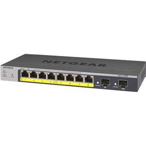 Netgear ProSafe GS110TP-300EUS 8x GB-LAN, davon 8x PoE+ (55W), 2x SFP