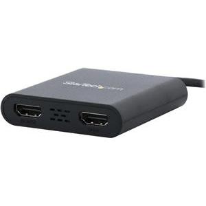 USB 3.0 to Dual HDMI Adapter - 4K 30Hz - External Video & Graphics Card - Dual Monitor Display Adapter - Supports Windows (USB32HD2) - external video adapter - MCT Trigger II - 64 MB - bl