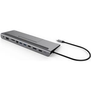 i-Tec USB-C Metal Low Profile 4K Triple Display Docking Station + Power Delivery - docking station - VGA, HDMI, DP