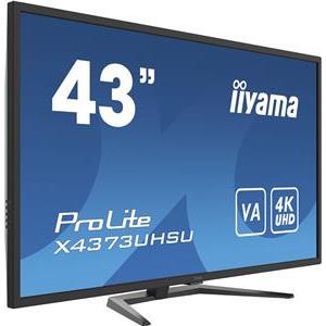 Iiyama ProLite X4373UHSU-B1 - LED monitor with TV tuner 43
