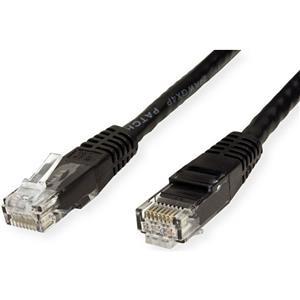 Roline VALUE UTP mrežni kabel Cat.6, 7.0m, crni