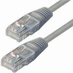Kabel mrežni UTP, Cat. 5e, 15m, CCA, 26AWG, Savitljivi, Sivi
