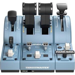 Thrustmaster TCA Quadrant Add-On Airbus Edition Steuermodule fĂĽr Luftbremsen und Flaps, fĂĽr TCA Quadrant