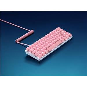 Keyboard PBT Keycap + Coiled Cable Upgrade Set Razer, Quartz Pink
