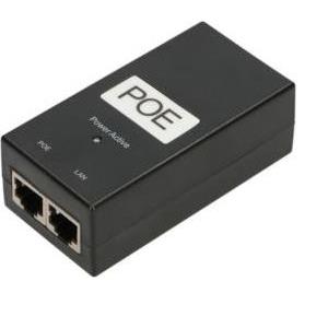 ExtraLink 100mb s PoE Power supply 24V, 1A, 24W, AC cable included, EXL-POE-24-24W