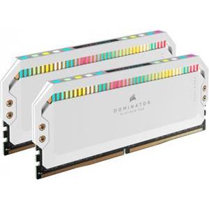 Memorija PC5-44800, 16 GB, CORSAIR CMT32GX5M2B5600C36W Dominator Platinum RGB C36 White, DDR5 5600MHz, kit 2x8GB