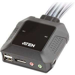 ATEN 2-port USB DisplayPort KVM Switch sa kablovima (CS22DP)