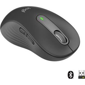 Logitech M650 L, bežični miš, crni, za ljevake