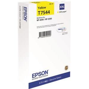 Epson T7544 - XXL size - yellow - original - ink cartridge