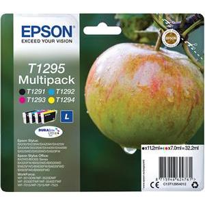 Epson T1295 Multipack - 4-pack - L size - black, yellow, cyan, magenta - original - ink cartridge