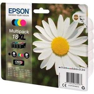 Epson 18XL - 4-pack - XL - black, yellow, cyan, magenta - original - ink cartridge