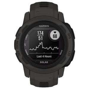 Pametni sat GARMIN Instinct 2S Solar, HR, GPS, multisport, crno/sivi