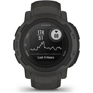 Pametni sat GARMIN Instinct 2, HR, GPS, multisport, crno/sivi