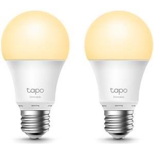 TP-Link Tapo L510E Smart Wi-Fi Light Bulb, Dimmable, E27 base, 2700K, 220V, 50/60 Hz, 60W Equivalent, Energy Class A+, 2.4GHz, 802.11b/g/n, Tapo APP, Works with Alexa and Google Assistant, Timer and S