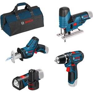 Bosch Professional Profi-Set 12V 4-tlg. Maschinen Set