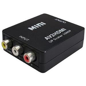 Transmedia AV to HDMI converter, with upscaler