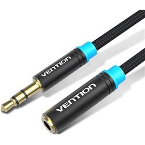 Vention Cotton Braided 3.5mm Audio Extension Cable 1.5M Black