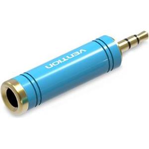 Vention 6.5mm Female to 3.5mm Male Adapter Blue